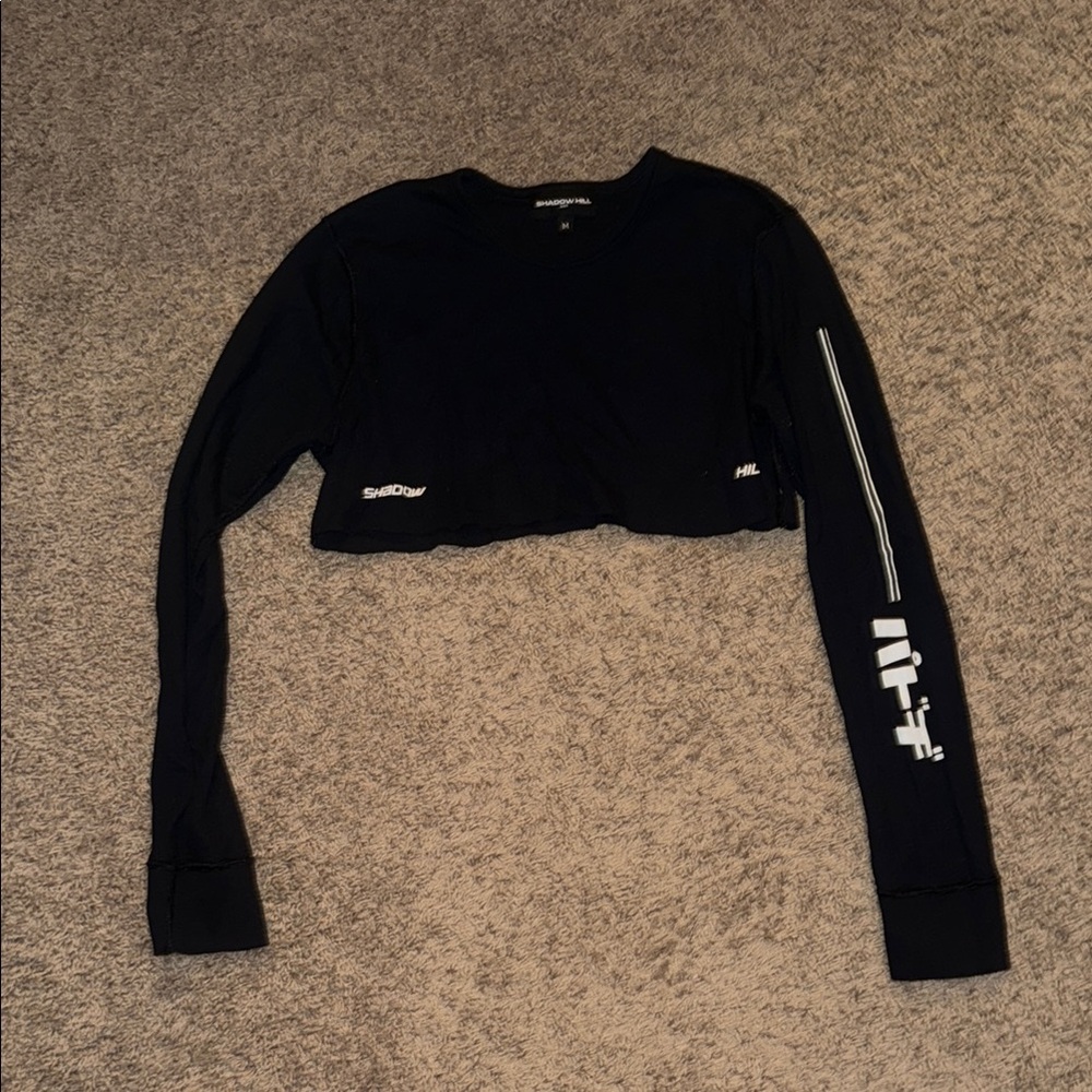 Shadow Hill Long Sleeve Crop Top